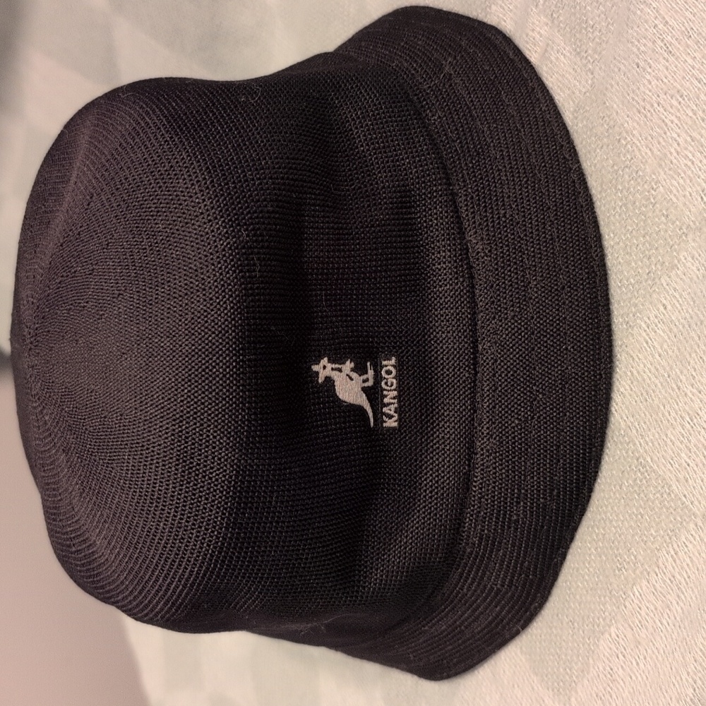 Kangol Black Bucket Hat